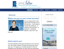 Tablet Screenshot of janefalter.com